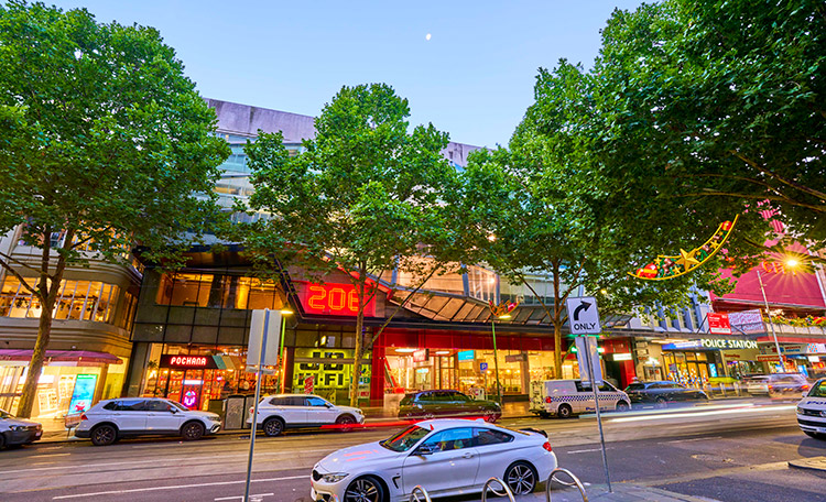 206 Bourke St., Melbourne card image